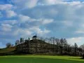 Kostel na vrchu Vyskeř v Českém ráji